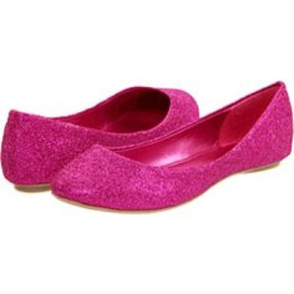 Call it spring sparkle flats worn once